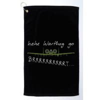 Hehe Warthog Go Brrrrrrrrt A 10 Thunderbolt Ii Military Jet Golf Towel
