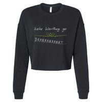 Hehe Warthog Go Brrrrrrrrt A 10 Thunderbolt Ii Military Jet Cropped Pullover Crew