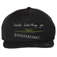 Hehe Warthog Go Brrrrrrrrt A 10 Thunderbolt Ii Military Jet Wool Snapback Cap