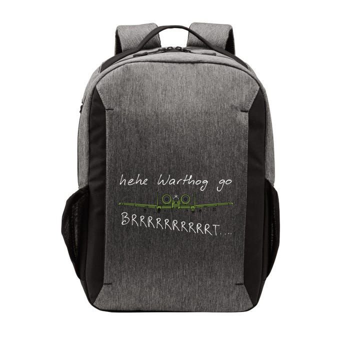 Hehe Warthog Go Brrrrrrrrt A 10 Thunderbolt Ii Military Jet Vector Backpack
