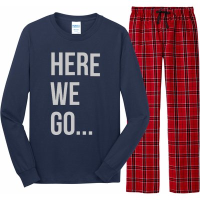 Here We Go Long Sleeve Pajama Set