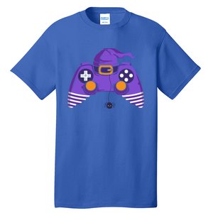 Halloween Witch Gaming Controller Halloween Video Game Gift Tall T-Shirt