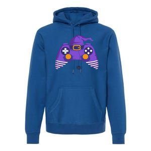 Halloween Witch Gaming Controller Halloween Video Game Gift Premium Hoodie