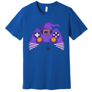 Halloween Witch Gaming Controller Halloween Video Game Gift Premium T-Shirt