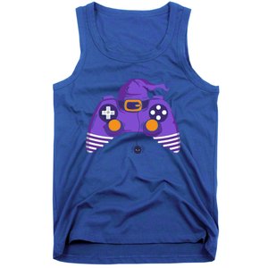 Halloween Witch Gaming Controller Halloween Video Game Gift Tank Top