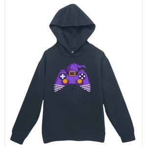 Halloween Witch Gaming Controller Halloween Video Game Gift Urban Pullover Hoodie