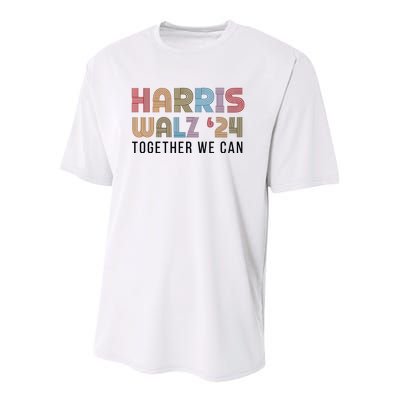 Harris Walz Youth Performance Sprint T-Shirt