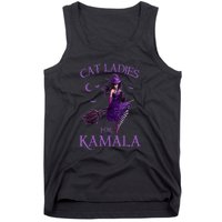 Halloween Witches Harris Cat Ladies For Kamala Harris 2024 Gift Tank Top