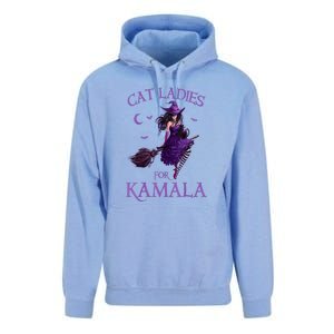 Halloween Witches Harris Cat Ladies For Kamala Harris 2024 Gift Unisex Surf Hoodie