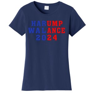 Harump Wallace Harris Walz Trump Vance 2024 Women's T-Shirt