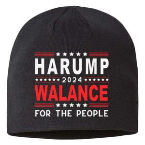 Harump Wallace Harris Walz Trump Vance 2024 Sustainable Beanie