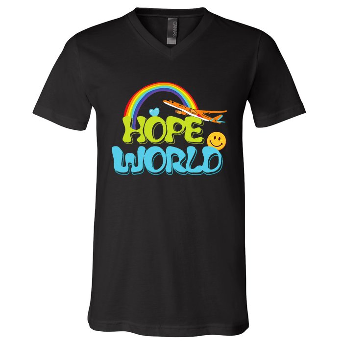 Hope World Hobicore Hobi V-Neck T-Shirt