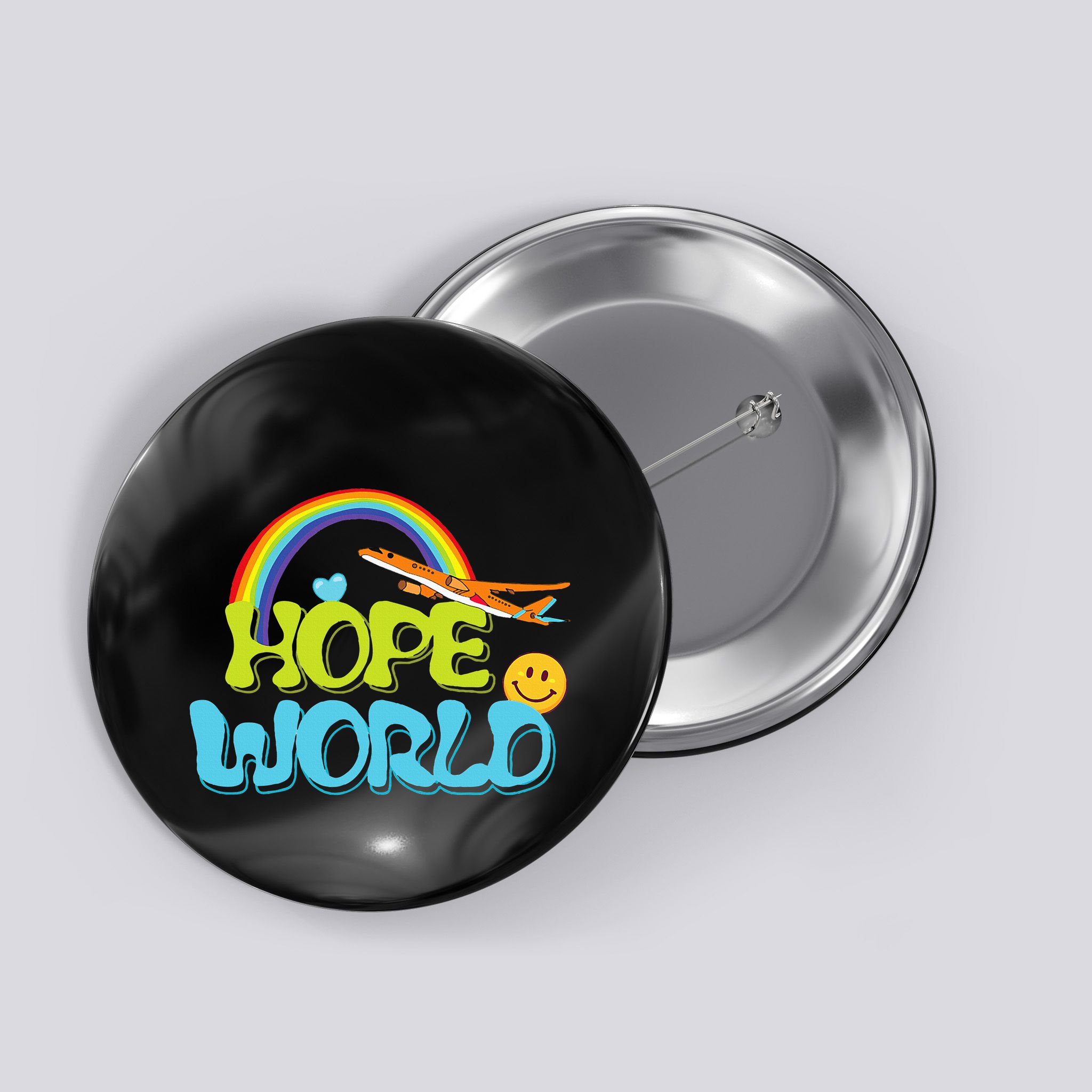 Hope World Hobicore Hobi Button