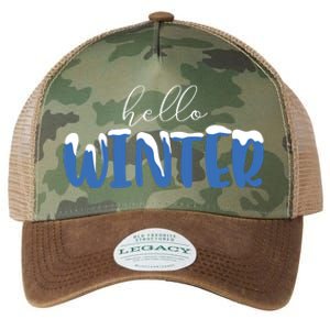 Hello Winter Holiday Season Legacy Tie Dye Trucker Hat