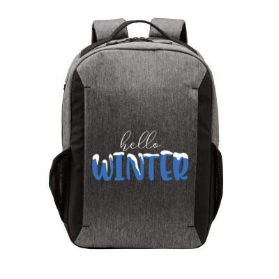 Hello Winter Holiday Season Vector Backpack