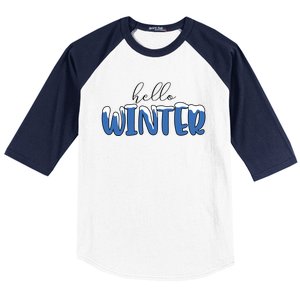 Hello Winter Holiday Season Baseball Sleeve Shirt