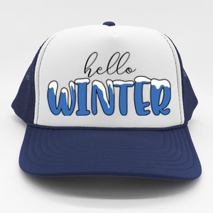 Hello Winter Holiday Season Trucker Hat