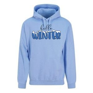 Hello Winter Holiday Season Unisex Surf Hoodie