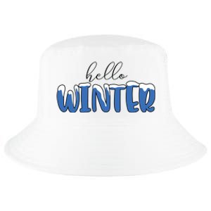 Hello Winter Holiday Season Cool Comfort Performance Bucket Hat