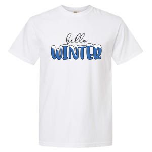 Hello Winter Holiday Season Garment-Dyed Heavyweight T-Shirt