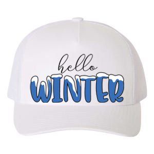 Hello Winter Holiday Season Yupoong Adult 5-Panel Trucker Hat