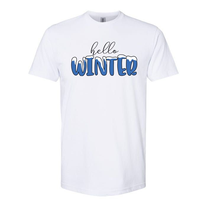 Hello Winter Holiday Season Softstyle CVC T-Shirt