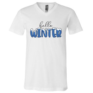 Hello Winter Holiday Season V-Neck T-Shirt