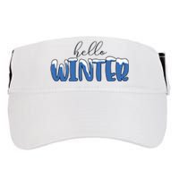 Hello Winter Holiday Season Adult Drive Performance Visor