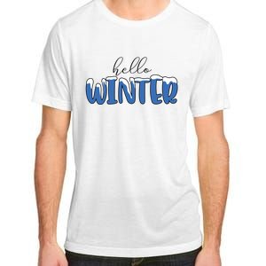 Hello Winter Holiday Season Adult ChromaSoft Performance T-Shirt