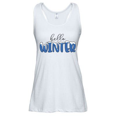 Hello Winter Holiday Season Ladies Essential Flowy Tank