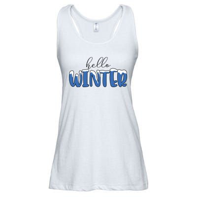 Hello Winter Holiday Season Ladies Essential Flowy Tank