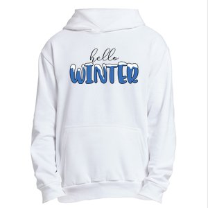 Hello Winter Holiday Season Urban Pullover Hoodie