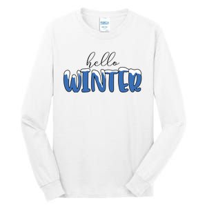 Hello Winter Holiday Season Tall Long Sleeve T-Shirt