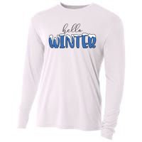 Hello Winter Holiday Season Cooling Performance Long Sleeve Crew