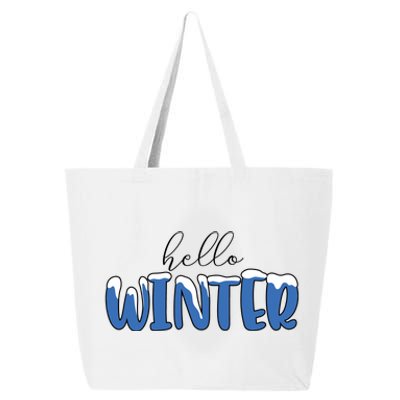 Hello Winter Holiday Season 25L Jumbo Tote