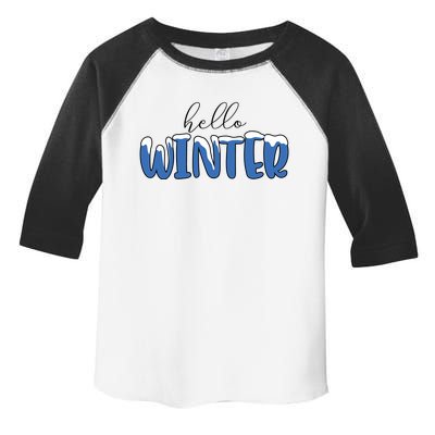 Hello Winter Holiday Season Toddler Fine Jersey T-Shirt