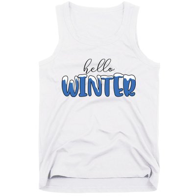 Hello Winter Holiday Season Tank Top