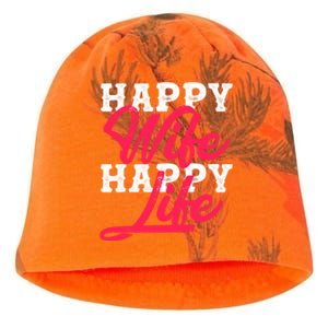 Happy Wife Happy Life Happy Wife Happy Life Gift Kati - Camo Knit Beanie