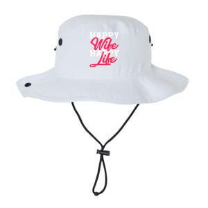 Happy Wife Happy Life Happy Wife Happy Life Gift Legacy Cool Fit Booney Bucket Hat