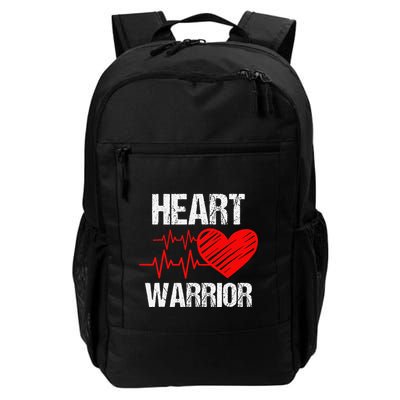 Heart Warrior Heart Disease Awareness Month Red Heart Gift Daily Commute Backpack