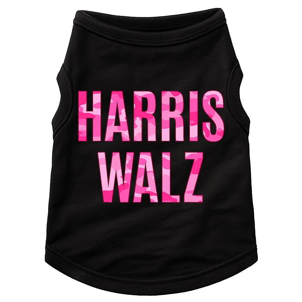 Harris Walz Hunting Camouflage Camo Doggie Tank