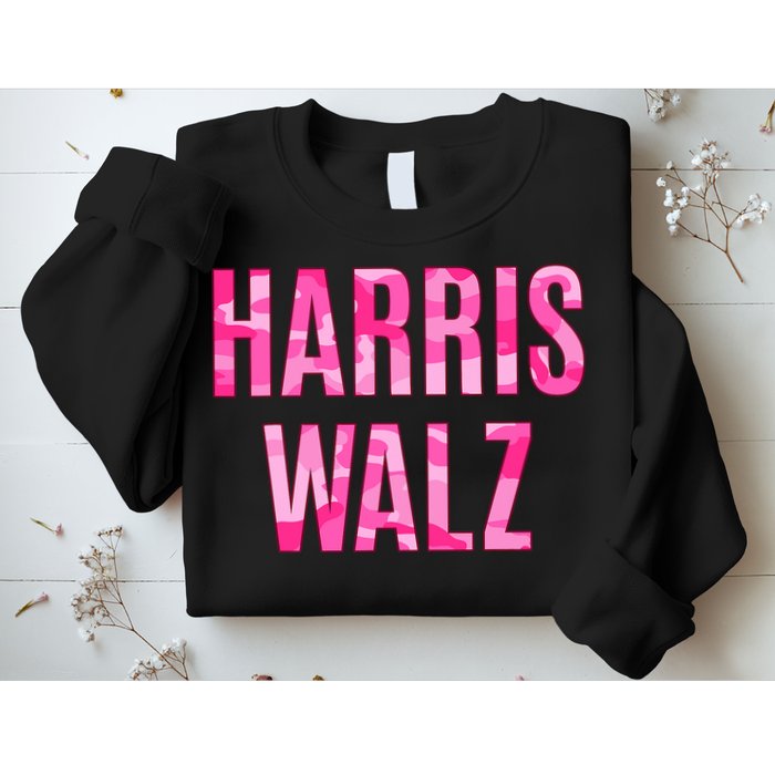 Harris Walz Hunting Camouflage Camo Sweatshirt
