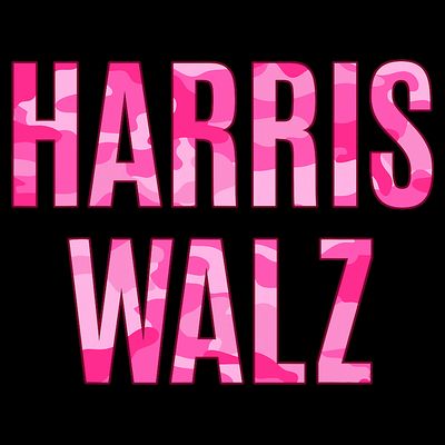 Harris Walz Hunting Camouflage Camo T-Shirt