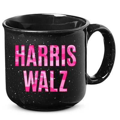 Harris Walz Hunting Camouflage Camo 15oz Campfire Ceramic Mug