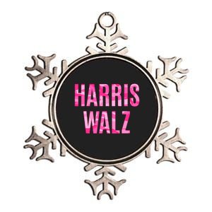 Harris Walz Hunting Camouflage Camo Metallic Star Ornament