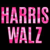 Harris Walz Hunting Camouflage Camo Pom Pom 12in Knit Beanie