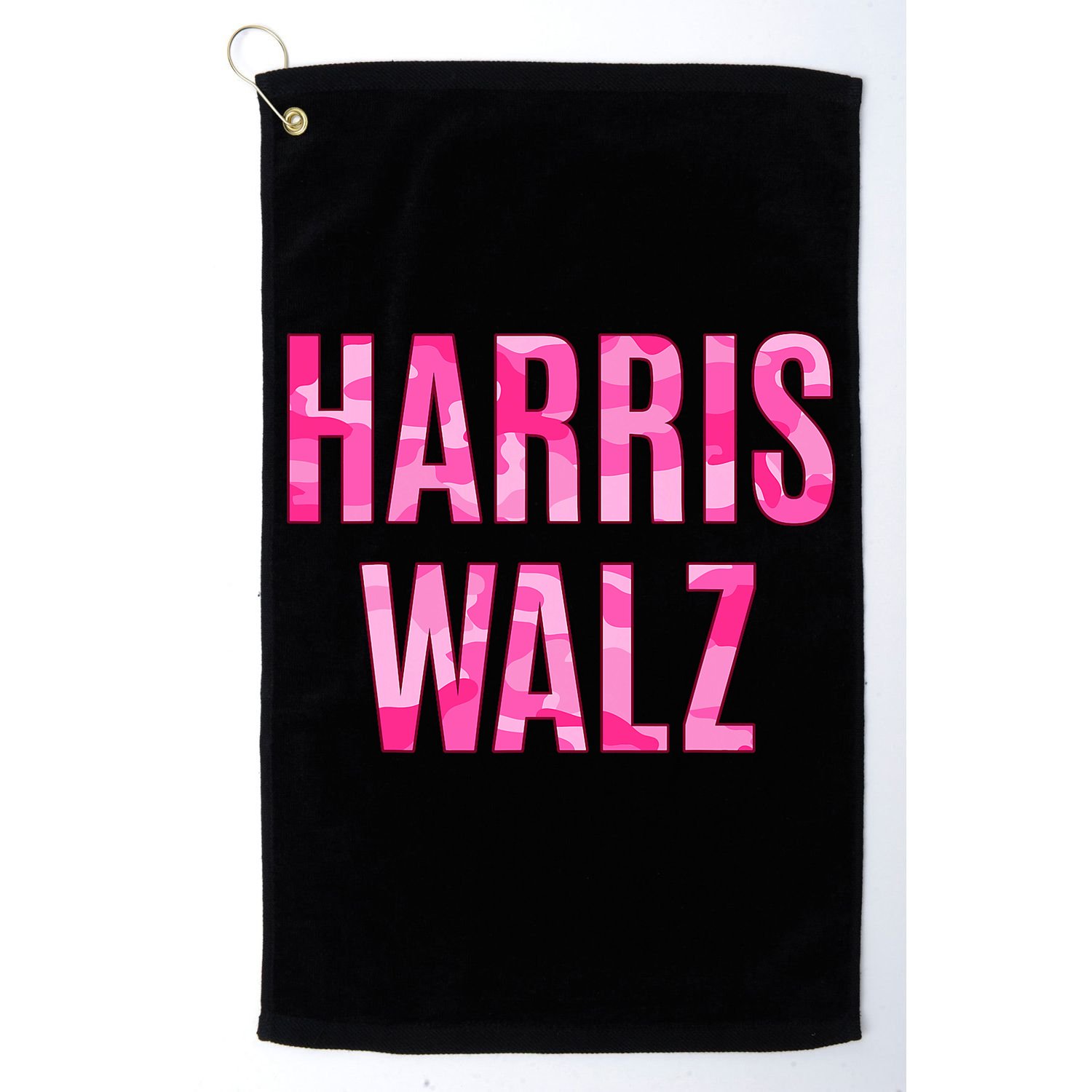 Harris Walz Hunting Camouflage Camo Golf Towel