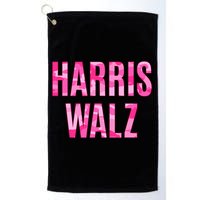 Harris Walz Hunting Camouflage Camo Golf Towel