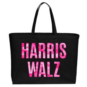 Harris Walz Hunting Camouflage Camo Cotton Canvas Jumbo Tote