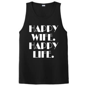 Happy Wife Happy Life Gift PosiCharge Competitor Tank